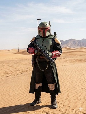 Boba Fett Cosplay Buch Boba Fett Mandalorianer Star Wars Kostüm Verkleidung V2