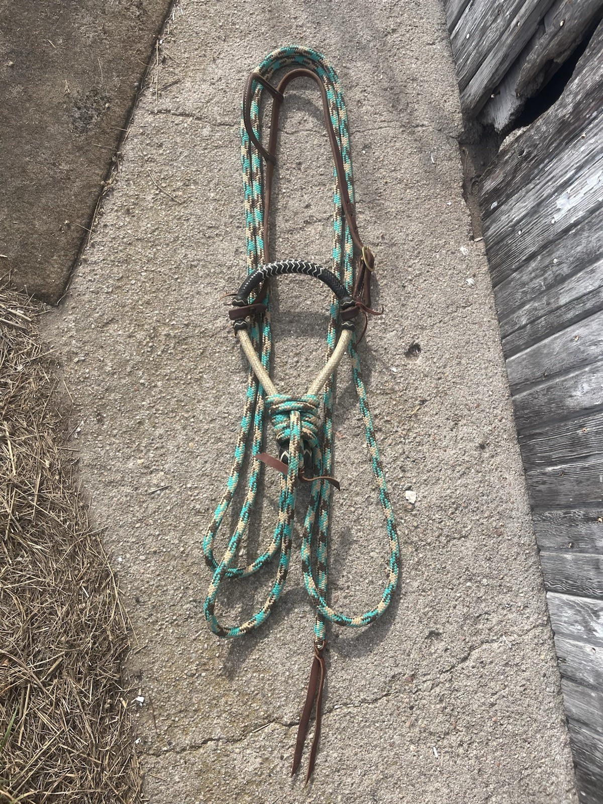 Western Bosal With Yacht Mecates