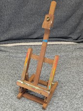 12" Wood Tabletop Artist Easel Adjustable Painting Canvas Stand Used