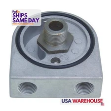 Trans-Dapt 1320, One Natural Cast Aluminum Oil Sandwich Adapter Performance Part