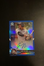 2018 Bowman Chrome-Prospect AutoJames Nelson #CPA-JN Blue Refractor /150(AU, RC)