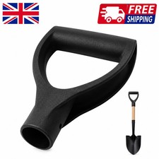 1*Black Plastic Shovel Replacement D-Grip Spade Handle BEST F6X2 Garden UK