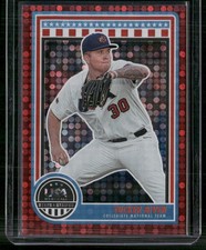 2025 Panini Stars and Stripes USA Baseball #82 Tucker Biven Red #/199