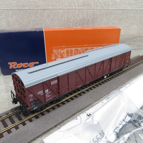 ROCO 66646 - H0 - DR - gedeckter Güterwagen (gebaut) - OVP - #AO16762 | Zustand: Gebraucht