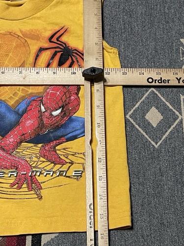 Vintage Y2K SpiderMan T-shirt 2004 Youth Size S 4 Sleeveless Freeze T35 - Picture 3 of 6