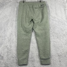 American Eagle Jogger Sweatpants Mens Large Green 24/7 Relaxed Tapered Fleece