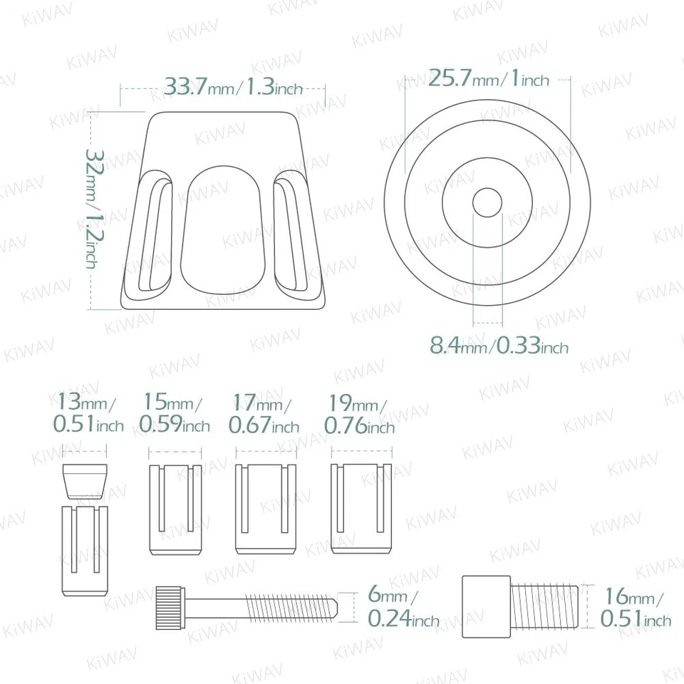 Башня бар конец веса пара черное золото M16 болт подходит Yamaha FZ1 FZ6 FZ10 XSR900 - Изображение 2 из 4