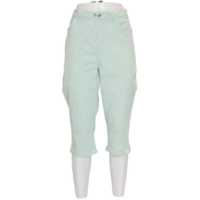 Street One, Dreiviertelhose, Größe: 36, Grün, Baumwolle/Elasthan, Einfarbig #imE