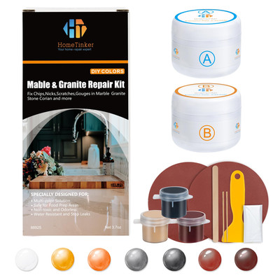 Granite Repair Kit & Marble Repair Kit (Color Match), Quartz Countertop Repai...