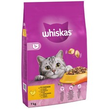 Whiskas Dry 1+ Chicken Cat Dry Food 7kg 5.89 per kilo