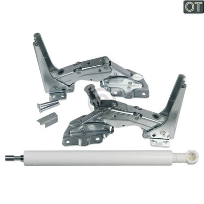 Türdämpfer + Türscharnier oben + unten Liebherr 9590166 für Kühlschrank