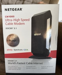 NETGEAR CM1000 Ultra-High Speed DOCSIS 3.1 Cable Modem