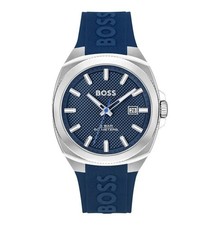 Orologio Uomo HUGO BOSS WALKER 1514139 Silicone Blu
