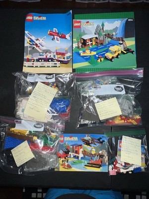 Lego Vintage Classic Town 6345 6552 6563 6646 Used Complete Lot Of 4. Plz Read.