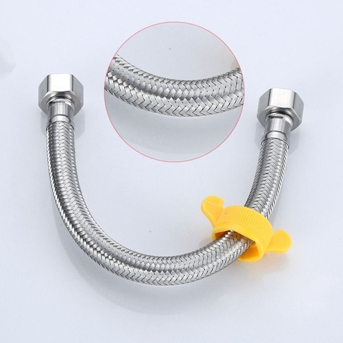 Tubo aspirazione WC raccordo scaldabagno tubo intrecciato tubo acciaio inox - Foto 4 di 17