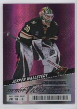 2024 Upper Deck Credentials Debut Ticket Access Pink 26/50 Jesper Wallstedt 1m83