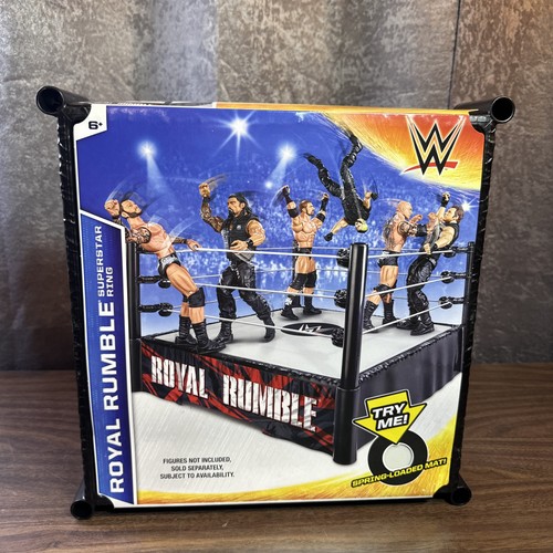 2014 WWE Royal Rumble Superstar Wrestling Ring w Spring-loaded Mat 746775069810