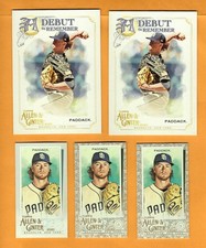 Chris Paddack lot of 5 - 2020 A & G Baseball - UNLIMITED SHIPPING FOR $4.00