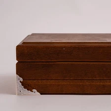 30pcs Decorative Tin Box Corner Reinforcement, Antique Bronze Iron Corner