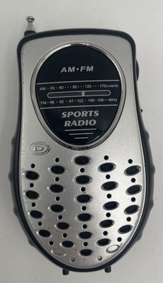 DURABRAND AM/FM SPORTS RADIO MODEL  PR-355 Tested Works