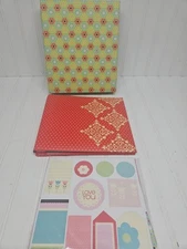 S.E.I Scrapbook In Box With Stickers