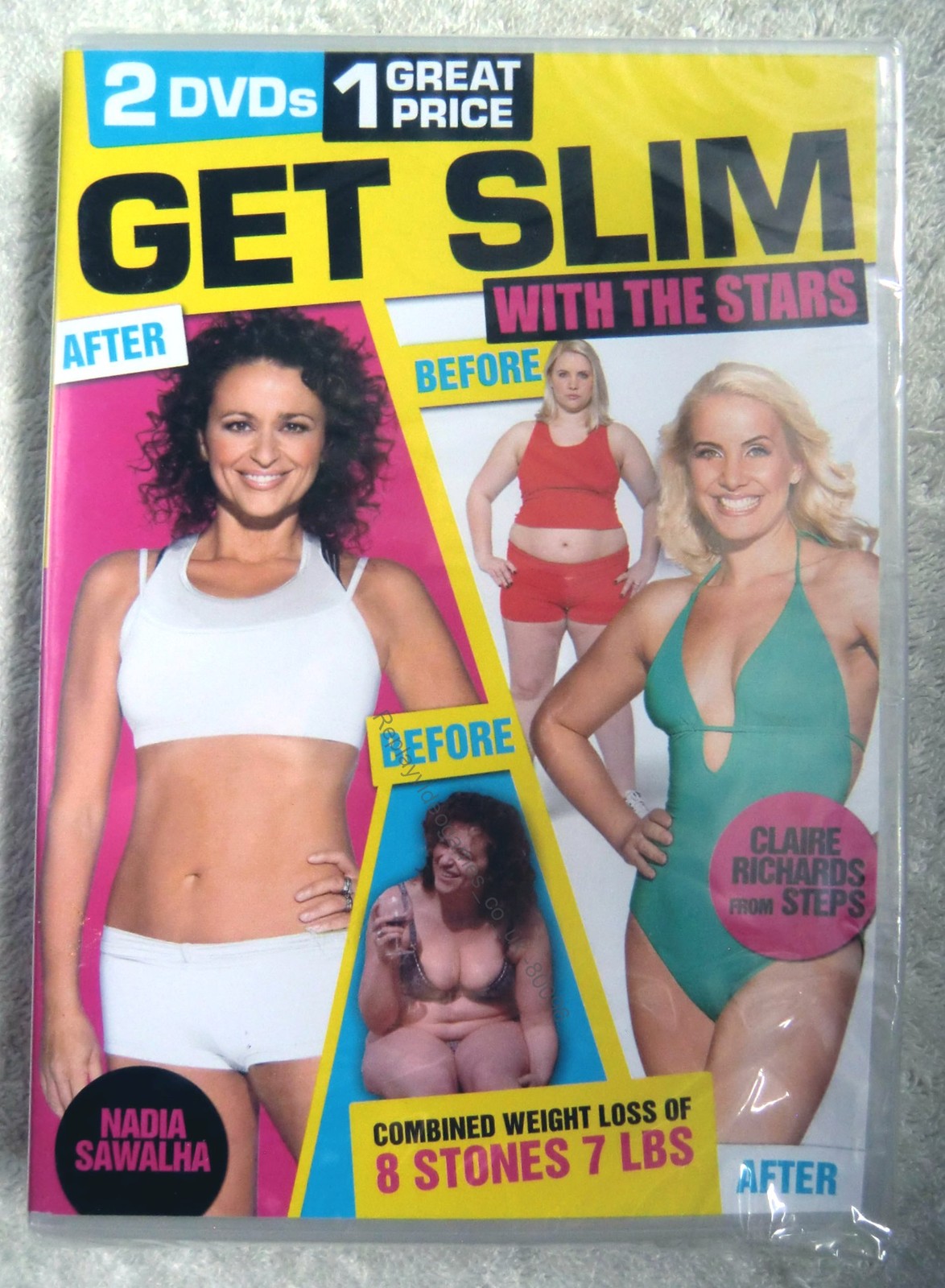 80096 DVD - Get Slim With The Stars [NEW / SEALED]  2011  828 746 5