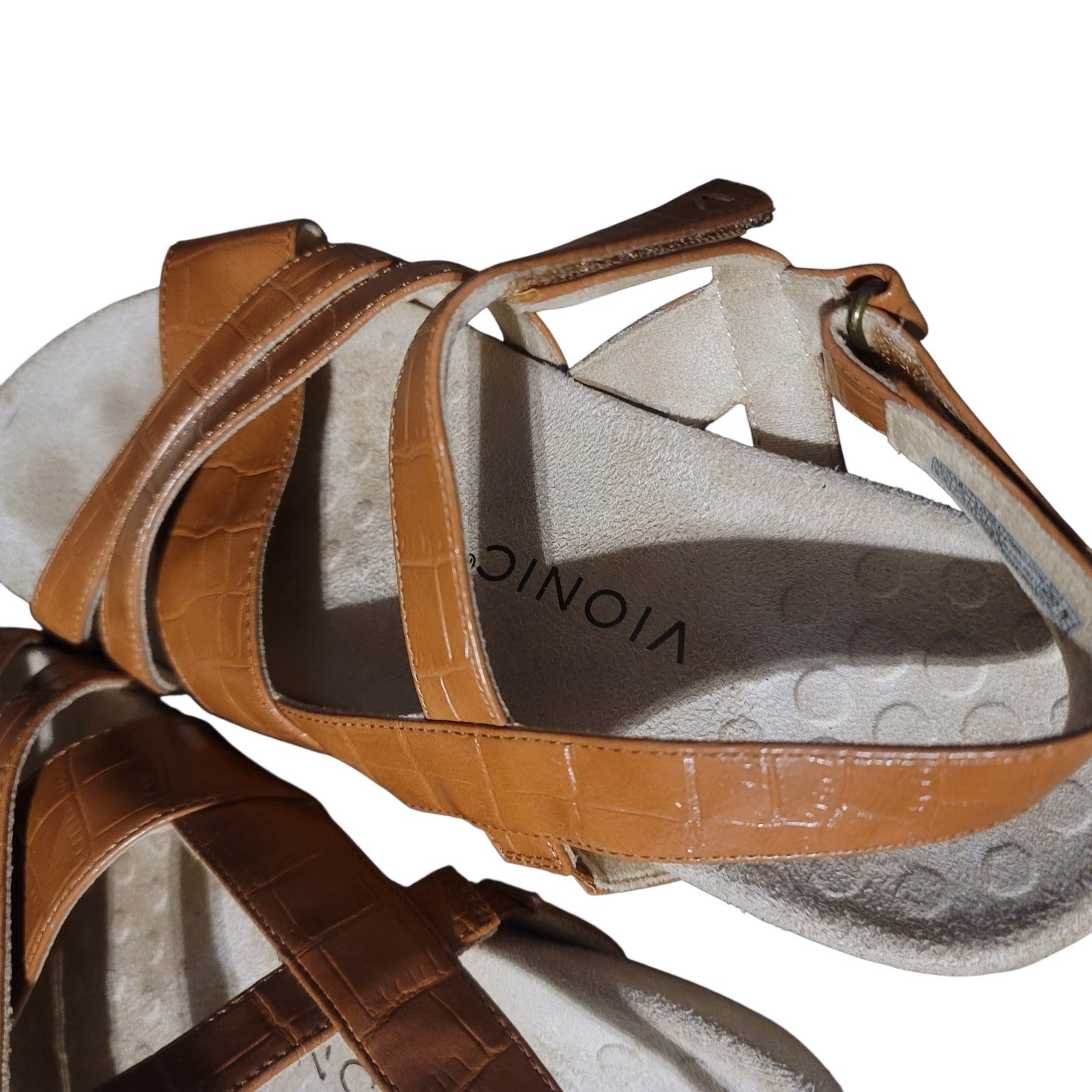 Vionic Mirabi croco-embossed adjustable sandals B… - image 6