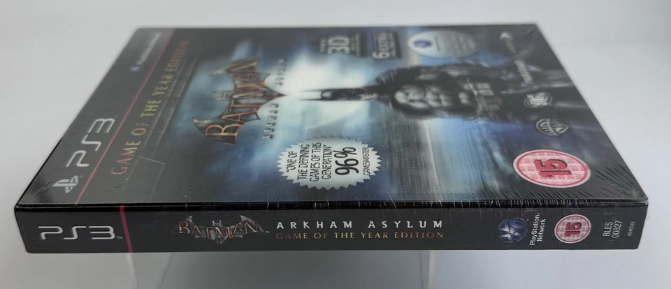 PS3 Batman Arkham Asylum, New & Factory Sealed, Game Of The Year Edition - Image 4 of 4