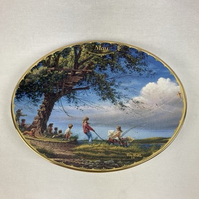 May SPRING FEVER Plate Seasons to Remember #5 Terry Redlin VTG Rare
