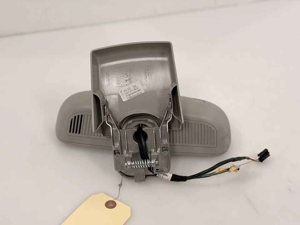 Espelho retrovisor interno 07-09 Mercedes W221 S550 S65 AMG S600 preto fabricante de equipamento original - Imagem 3 de 4