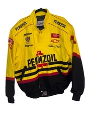 Vintage Jeff Hamilton Design Steve Park Pennzoil Racing Jacket Size XL Fashion