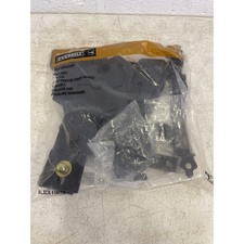 Everbilt Deluxe Self Latch Gate Set, Steel, Reversible Pin, Heavy Duty - Black