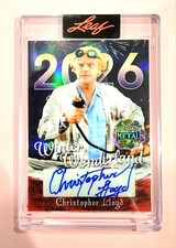 Christopher Lloyd AUTO 1/1 🎄 2025 Happy Holidays | Winter Wonderland 2026!! 