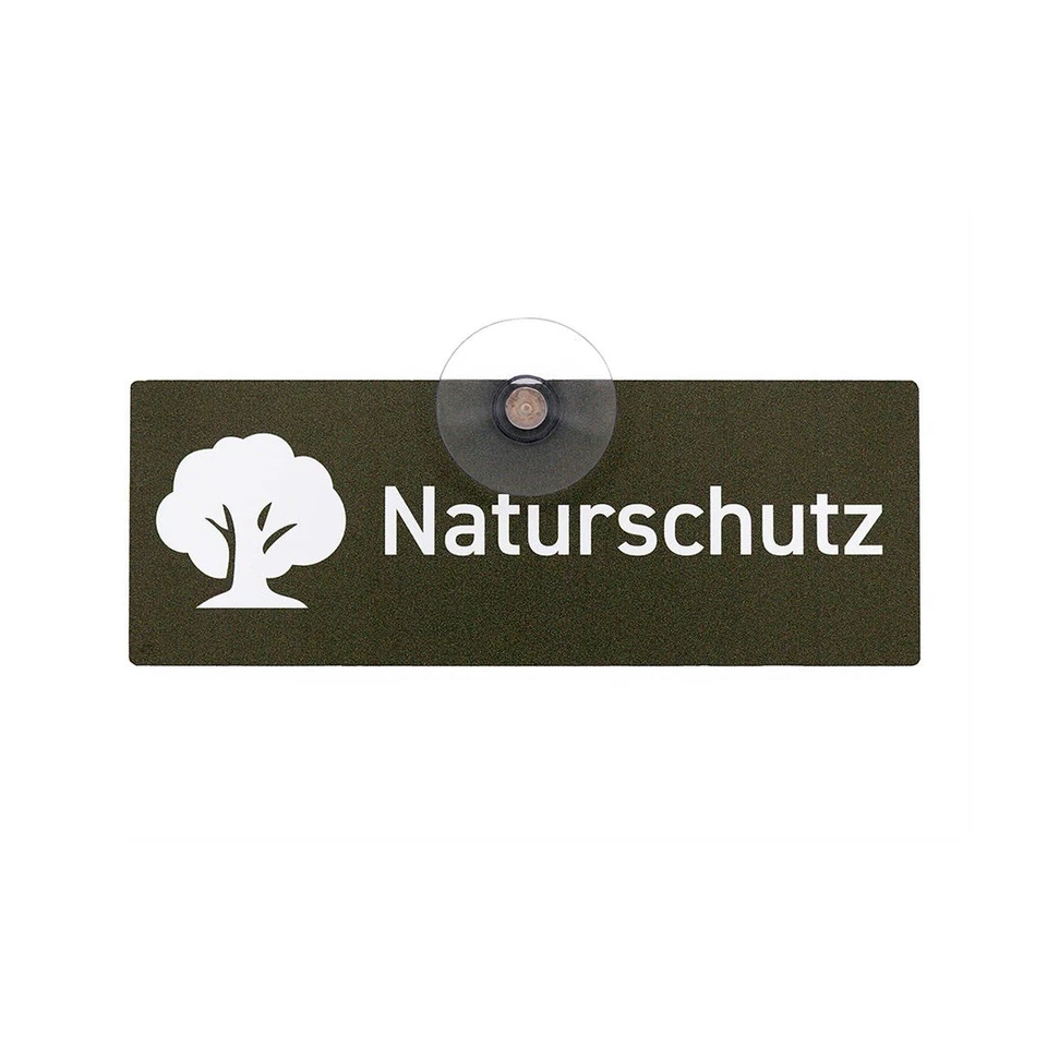 Naturschutz Schild fürs Auto mit Saugnapf  - Bild 4 von 4