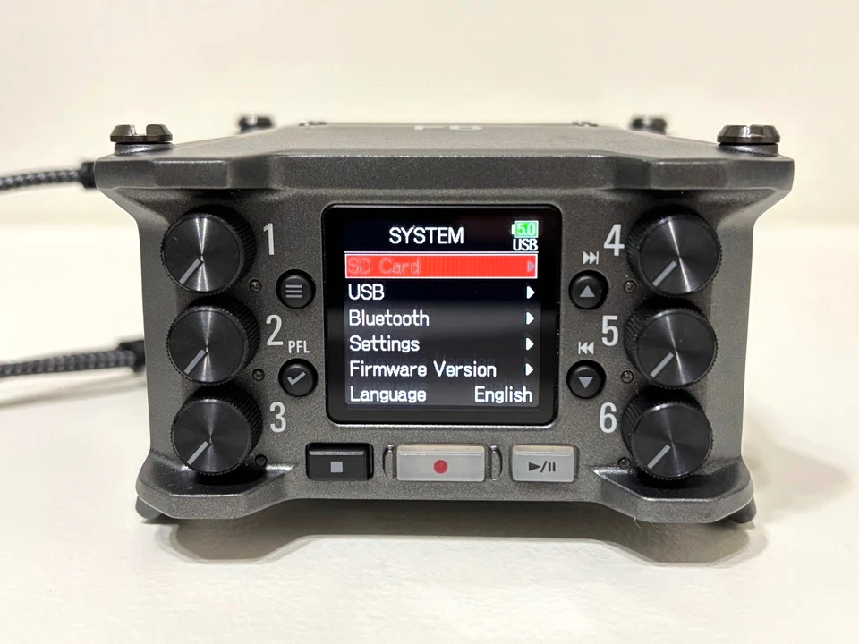 Zoom F6 Multitrack Field Recorder 32-Bit Float Recording mit Koffer aus Japan - Bild 3 von 4