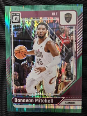 2023-24 Panini Donruss Optic Lime Green Donovan Mitchell #91 /149