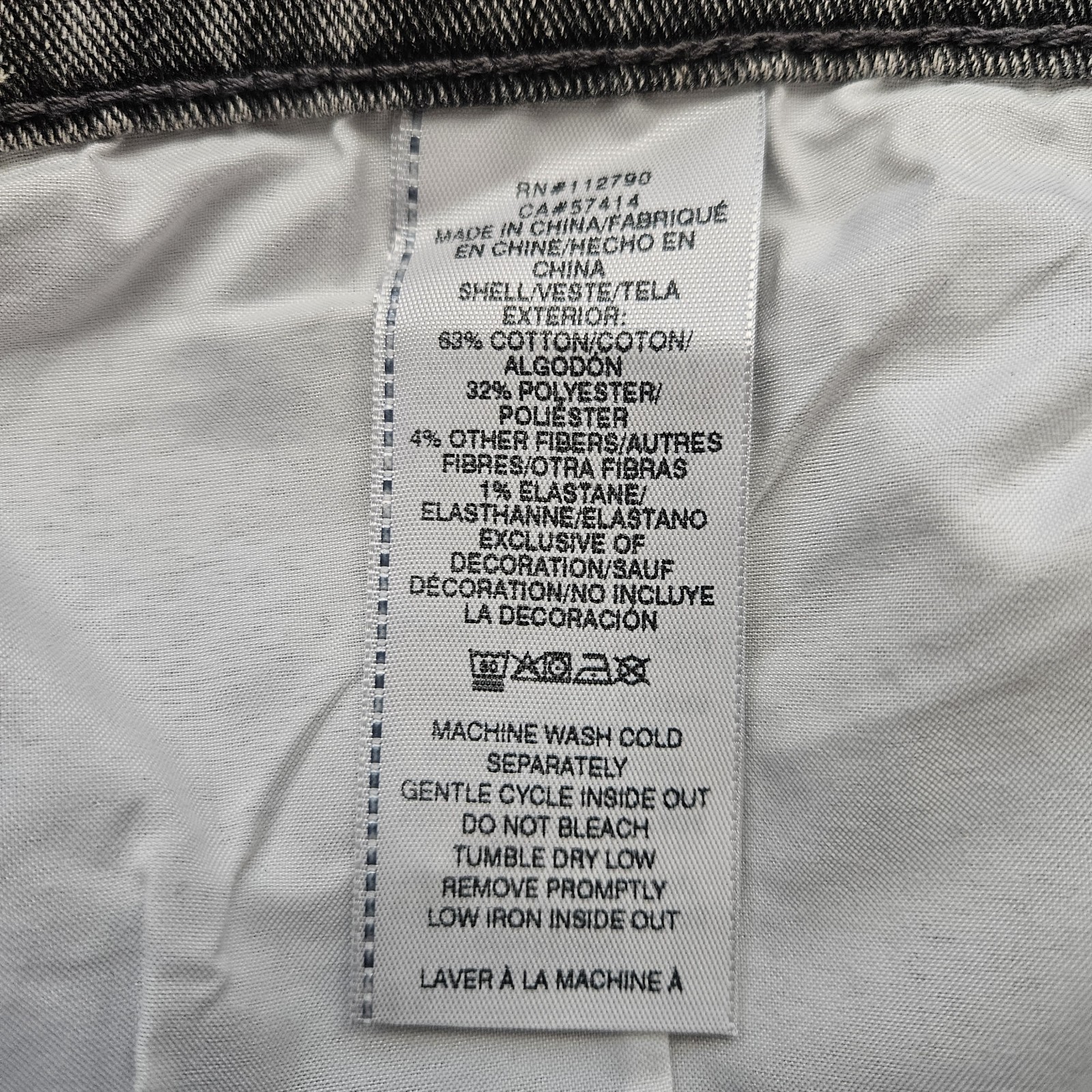 True Religion Geno Relaxed Slim Jeans Men's Size 36 X 32 Gray With Stretch thumbnail 11