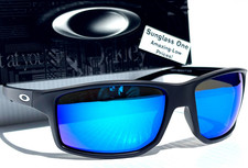 Oakley GIBSTON XL Matte Black PRIZM Sapphire Lens Sunglass 9470-03