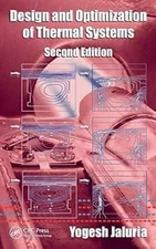 New:Design and Optimization of Thermal Systems by Jaluria 2nd INTL ED