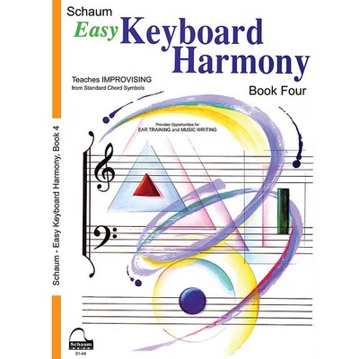 SCHAUM Easy Keyboard Harmony (Book 4 Inter Level) Educational Piano Book