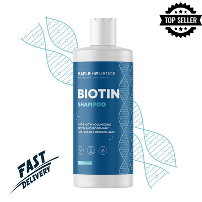 Rosemary and Biotin Shampoo for Thinning Hair - Vegan Volumizing Shampoo for ...