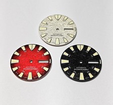 NH36 dial 28.5 SEIKO SAMURAI SRPE SKX007 S Dial Green Lume Mod Diver Watch