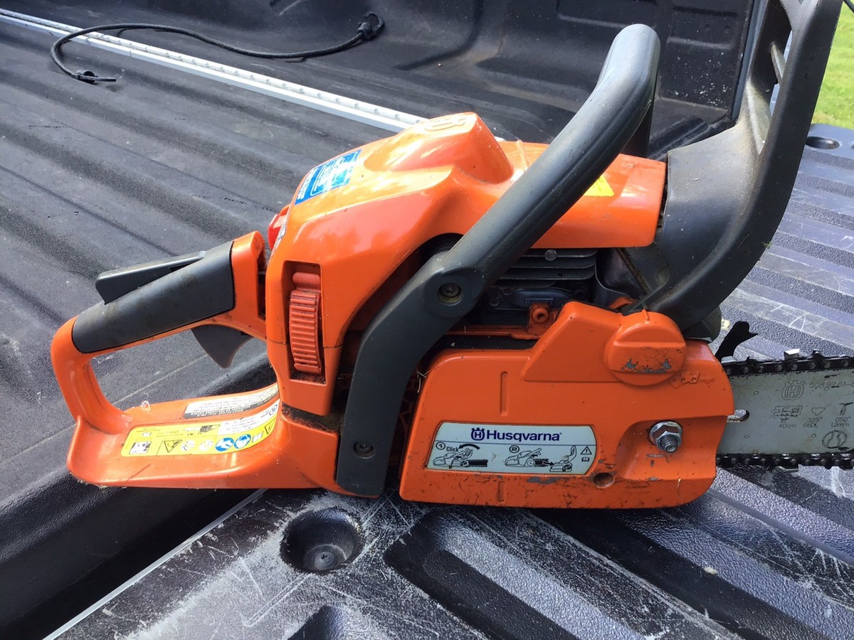 瓜ページ Husqvarna 435 Chainsaw 16” Bar And Chain Starts Easy Runs Strong