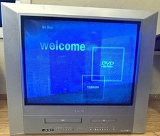 Toshiba TV/DVD/VCR Combo MW27FN1 Retro 27  CRT Gaming TV No Remote
