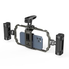 Universal Phone Video Rig Kit for iPhone 16 15 14 13 12 Pro Max, Aluminum Han...
