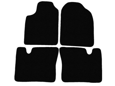 Basic Fußmatten, Automatten für Nissan Maxima 2004-2006 Schwarz x14 Rand