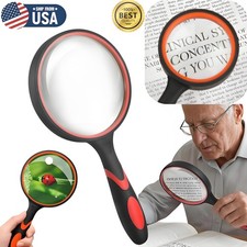 10X Magnifying Glass Handheld Reading Magnifier for Kids  Seniors for Reading