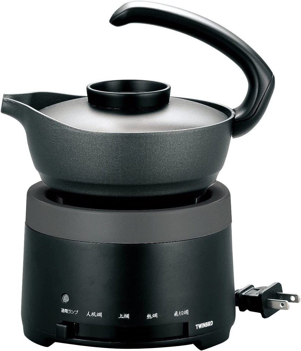 テーブル・机 Teekanne TWINBIRD TW-D418B Japanese Electric Sake Warmer Portable Atsukan