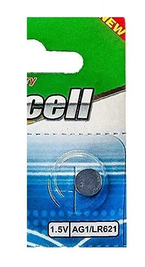 ENVOI SOUS SUIVI EUNICELL - 1 Pile bouton AG1 LR621 164 364 531 1,5volt