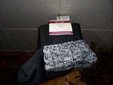 TIME AND TRU LADIES WOMENS BOOT LINER SIZE MEDIUM 7-8 BLACK GRAY SHOE ACCESSORY